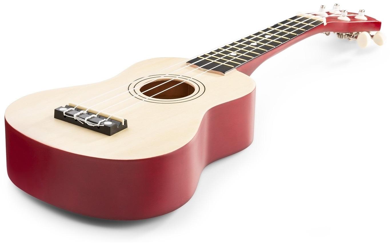 Ukulele UKEY Set Soprano Natural 21 ZollSopranukulele mit Tasche und Zubehör