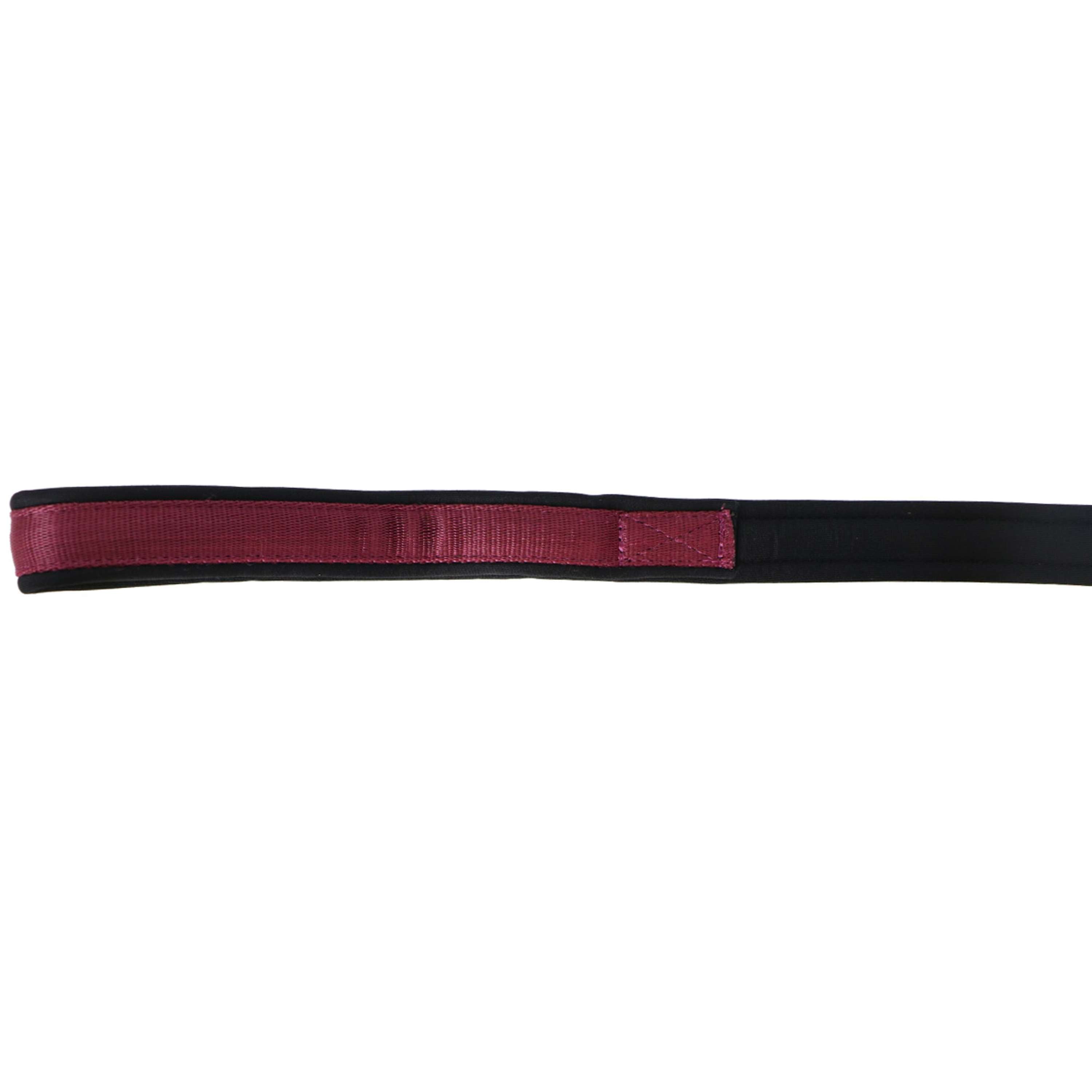 Bucas Hengstenketting Show-Line Burgundy/Zwart