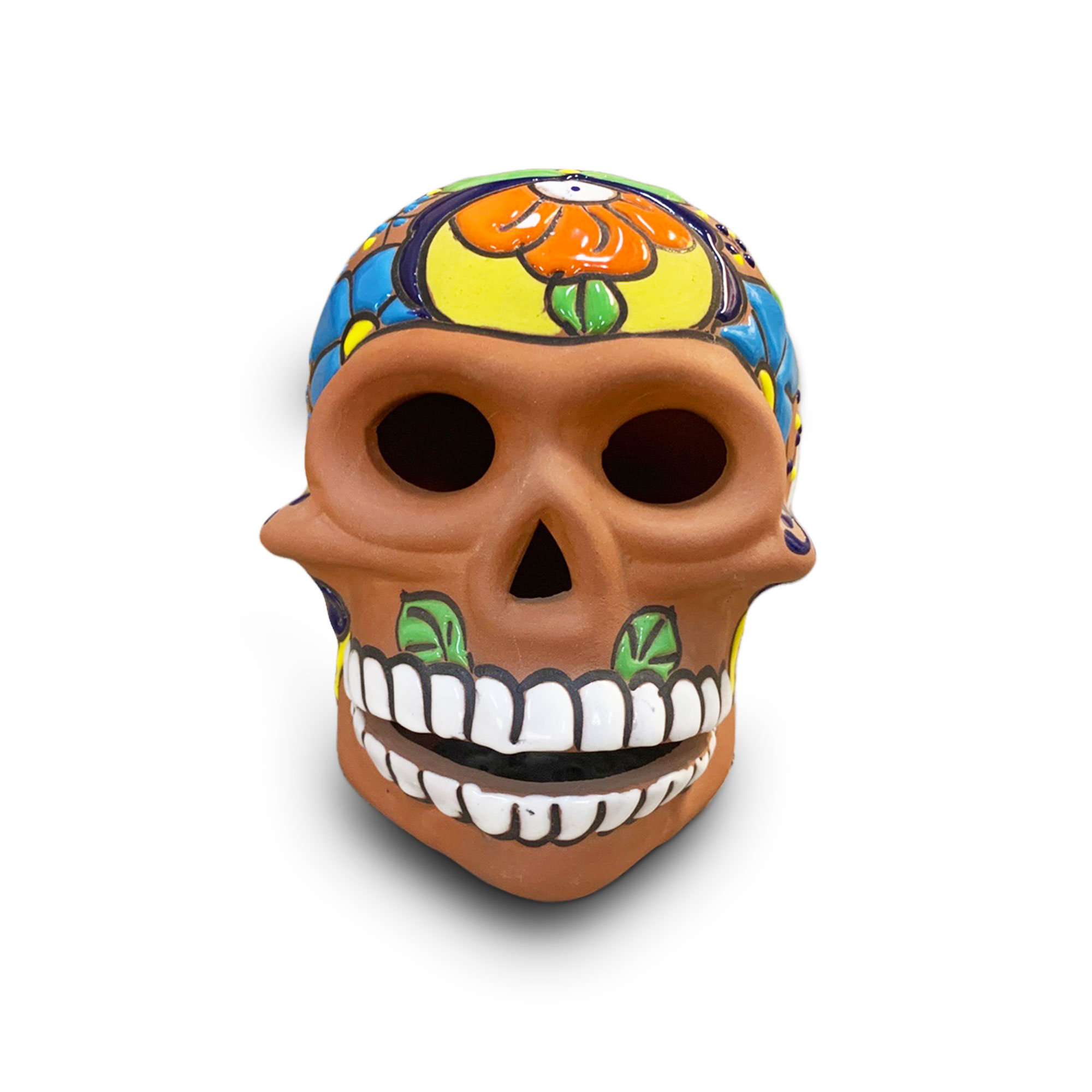 Terrakotta-Objekt 'Skull', multicolor, L 20 cm, B 14, H 15 cm günstig bestellen