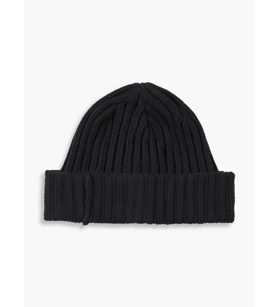 Gorro Levi's com textura canelada preto