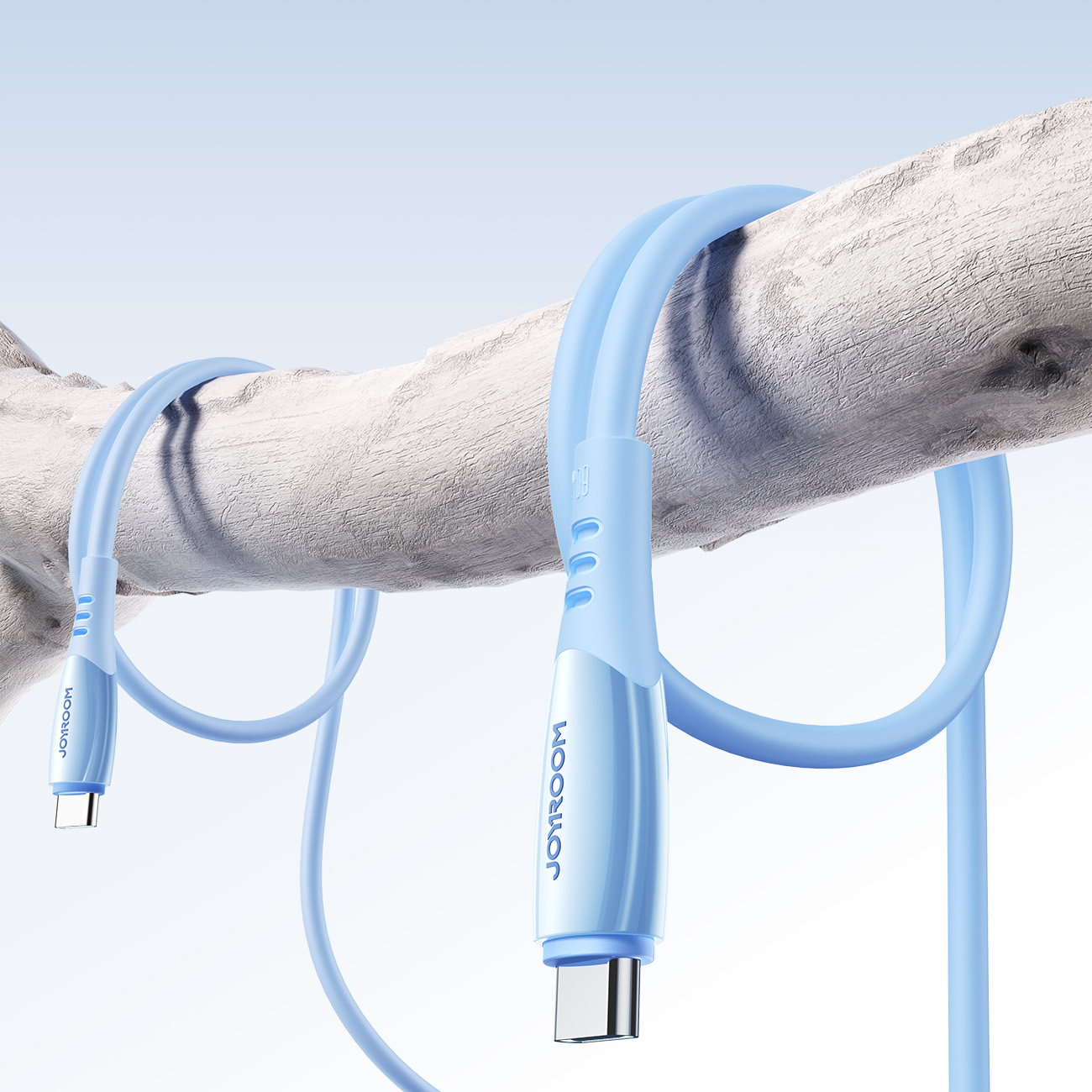 (1.2m) 60W USB C auf USB C Ladekabel Fast Charge Datenkabel - Blau
