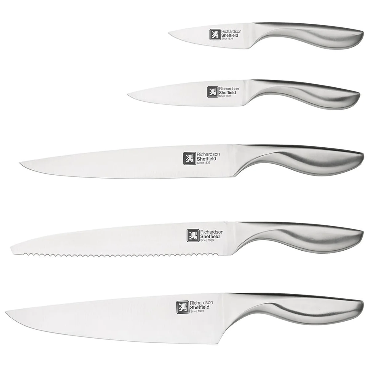 Forme - Bloc Bamboo 5 couteaux de cuisine Richardson Sheffield