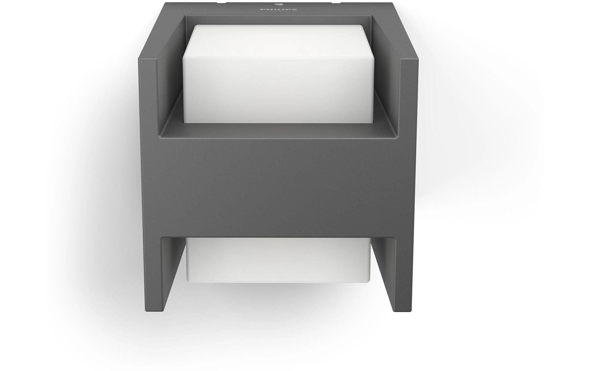 Philips Aussen-Wandleuchte »Arbour UE Up-Down 2700K Anthrazit« Warmweiss