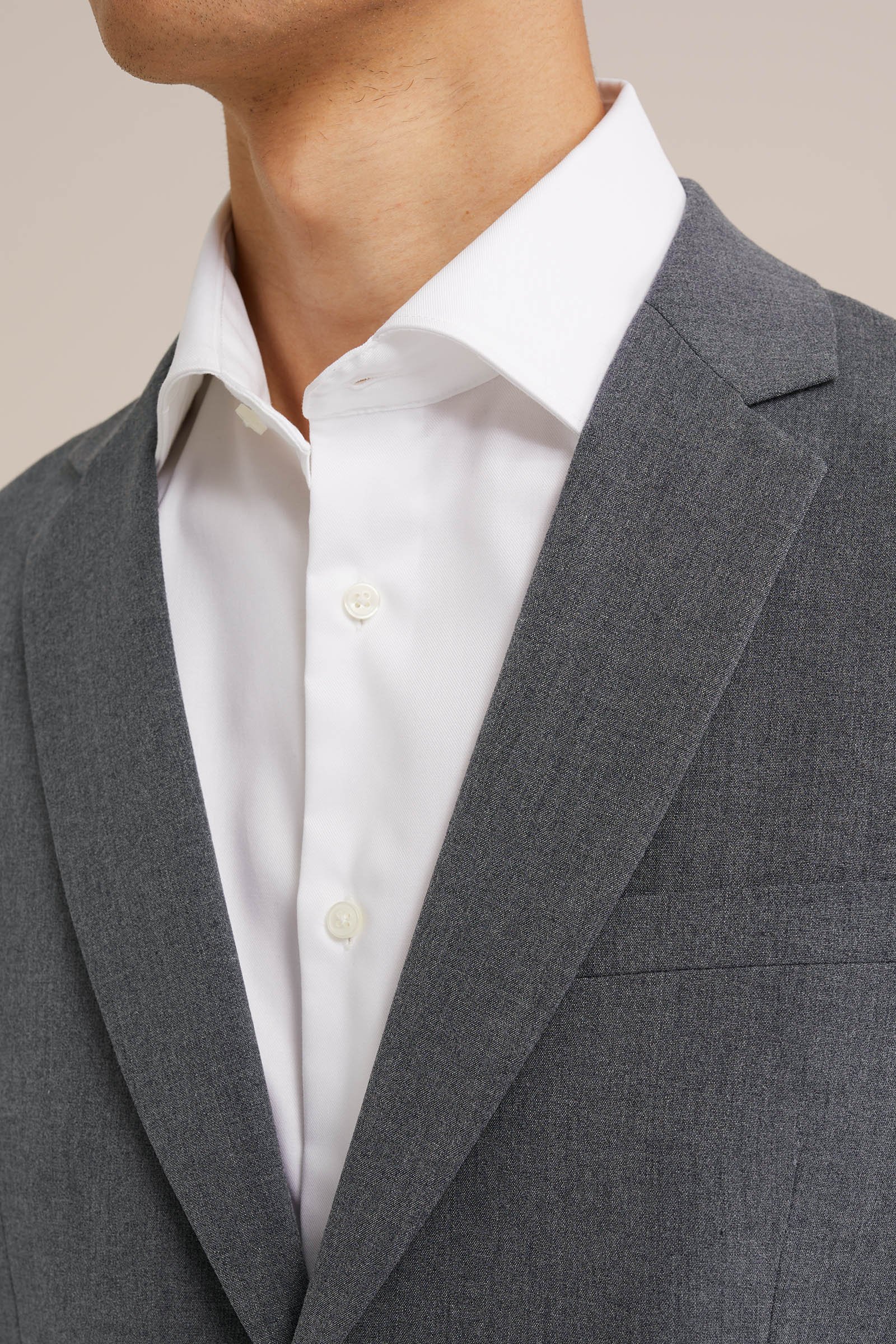 slim fit blazer Fundamentals Grijs