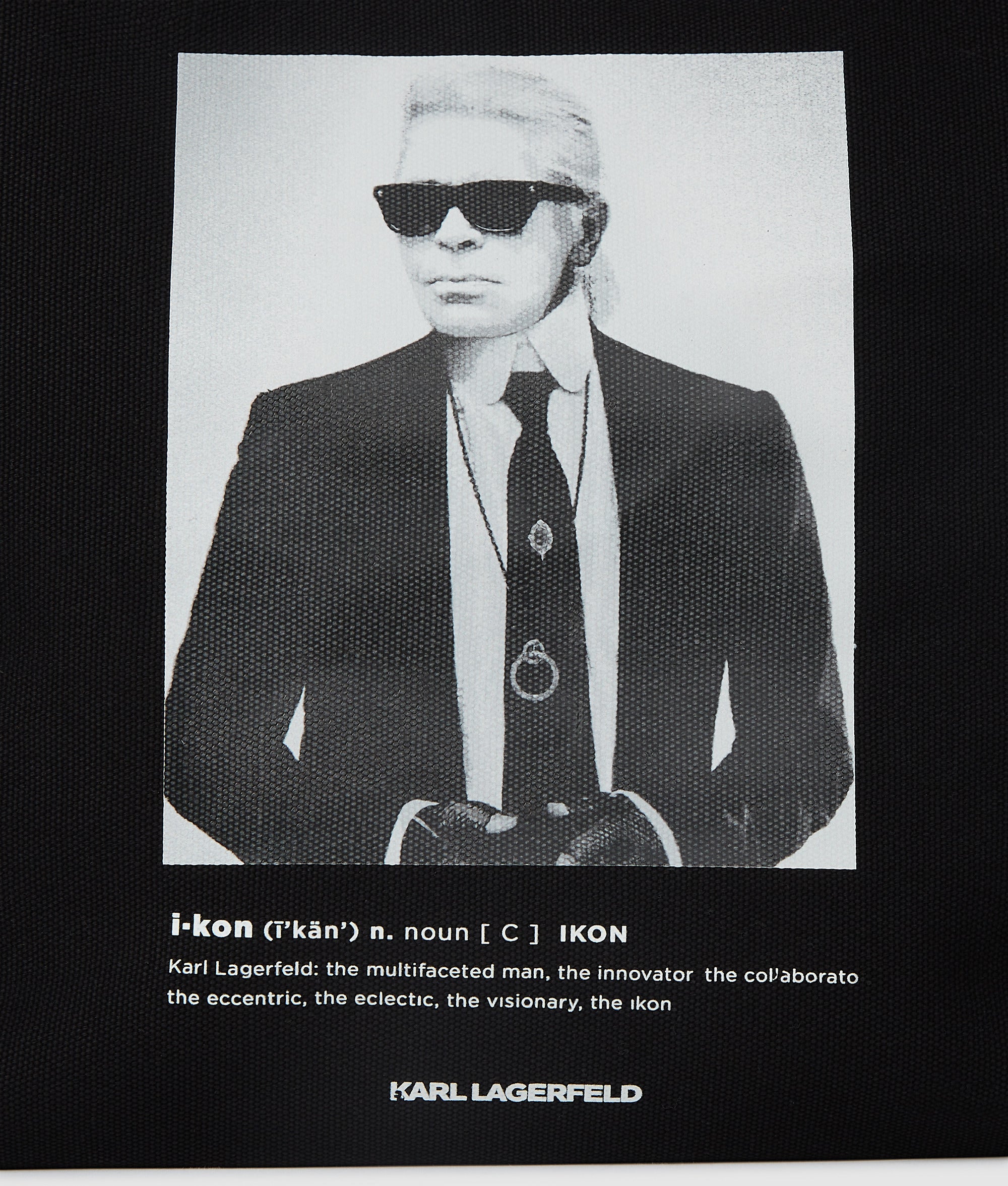 Shopper met Karl-fotoprint