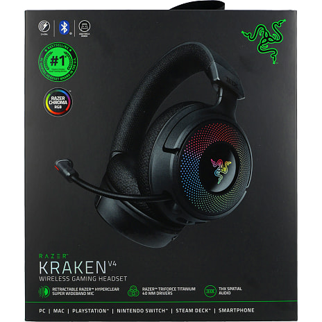 Razer Kraken V4 headset - sort