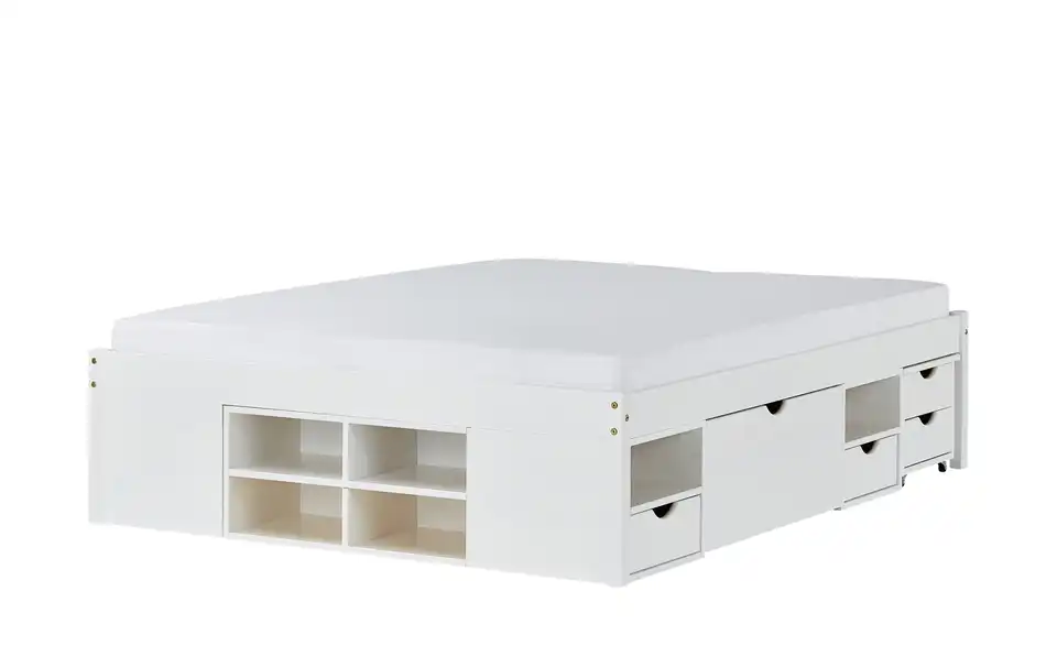 Funktionsbett Till Weiß, lackiert 180 cm