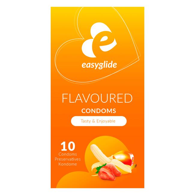 EasyGlide Condooms met Smaakjes - 10 Stuks