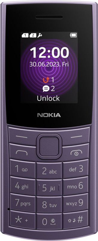 Nokia - 110 4G - Mobiele Telefoon - Purple - 48/128MB