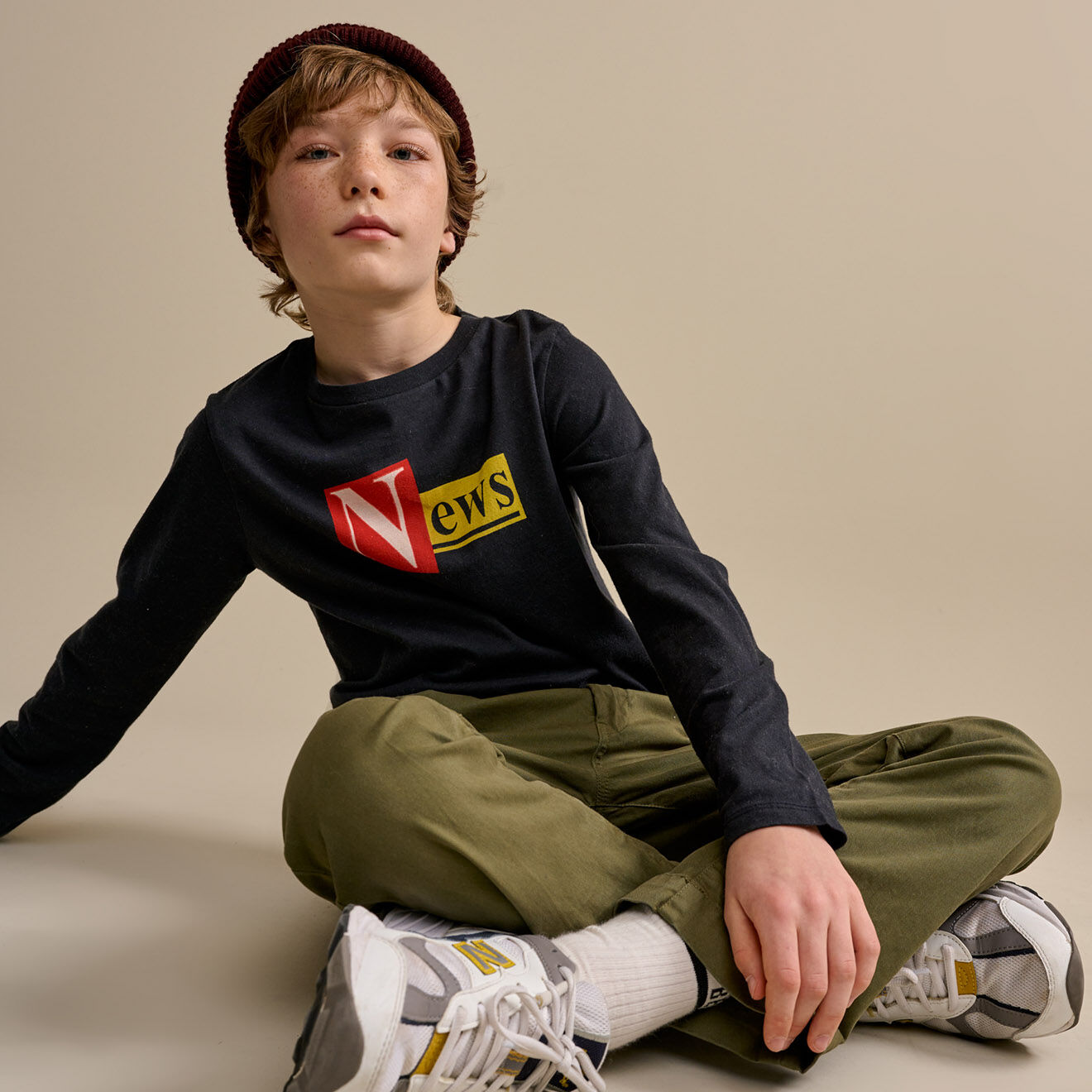 Bellerose T-Shirt 100% Coton Bio Kenno marine