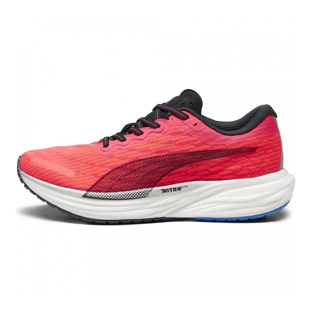 Puma DEVIATE NITRO 2 - Chaussures running Homme puma black/ultra blue/fire orchid