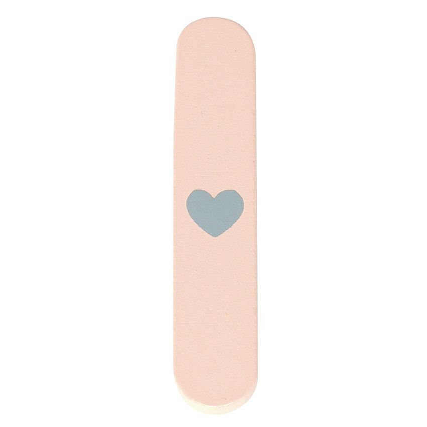 Lettre décorative en bois - I - Rose
