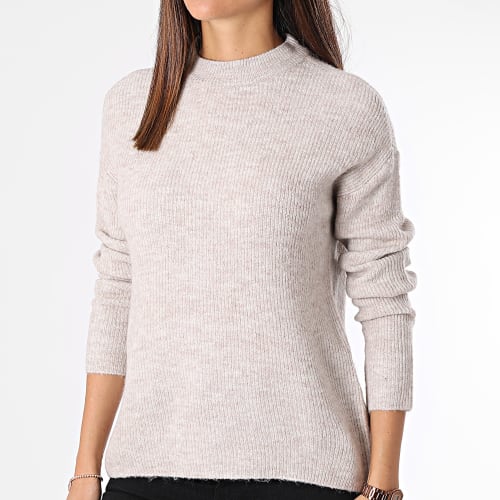Pull Femme Camilla Beige Chiné