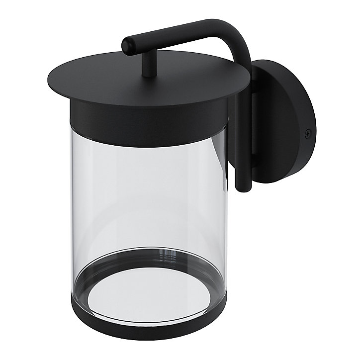 Applique murale Beret LED intégrée 800lm 11W IP44 GoodHome noir