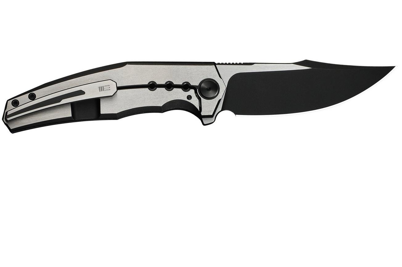 WE Knife Kyklos WE23086-3 Blackwashed M390, Satin Black Titanium, zakmes