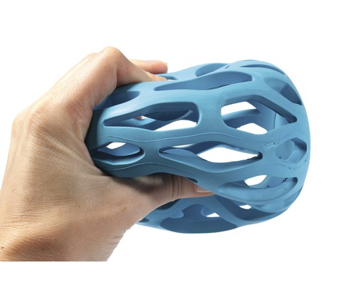 Hondenspeelgoed Karlie roosterbal Koko 11x11x19,5 cm blauw