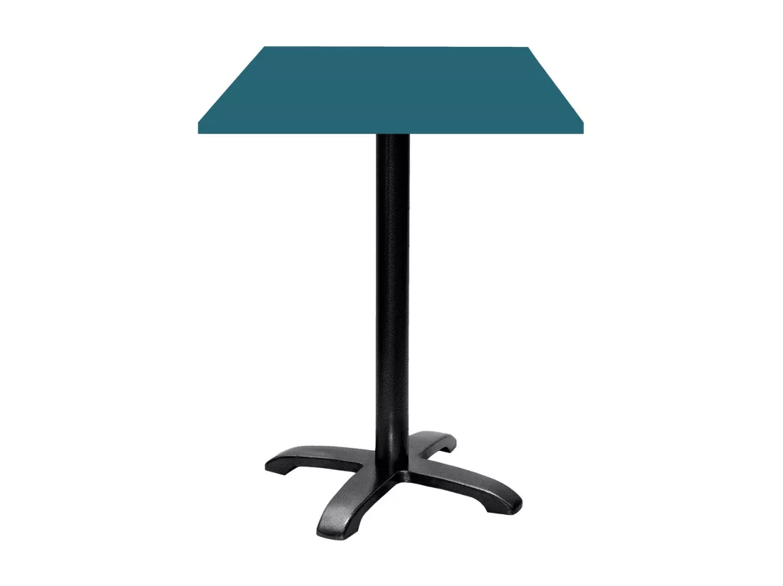 Mange-debout 60 x 60 cm - modèle Bazila bleu prusse