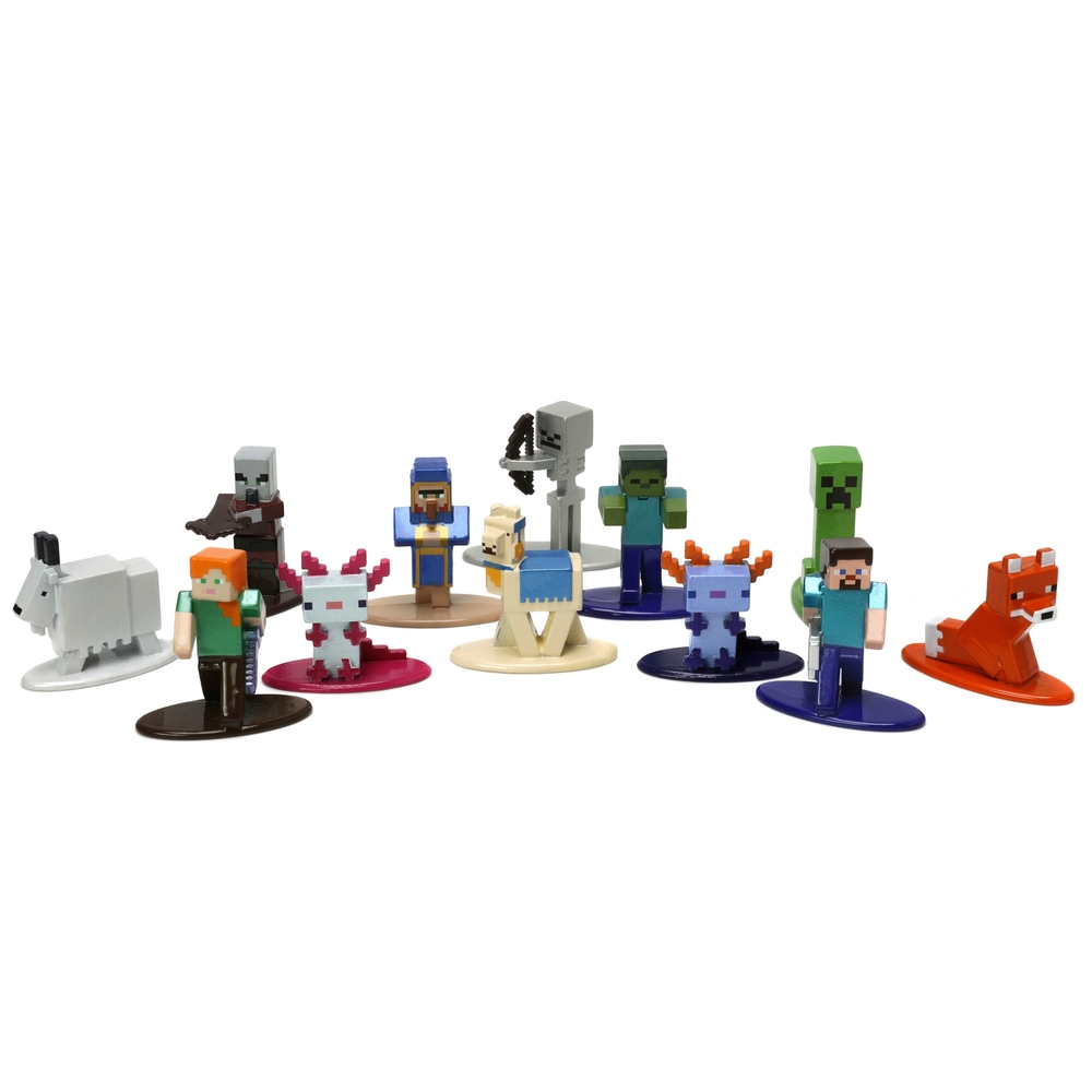 Minecraft: Caves & Cliffs – Sortiment an einzelnen Diecast-Figuren