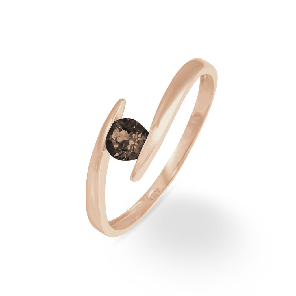 Bague Tiphaine Or Rose Quartz