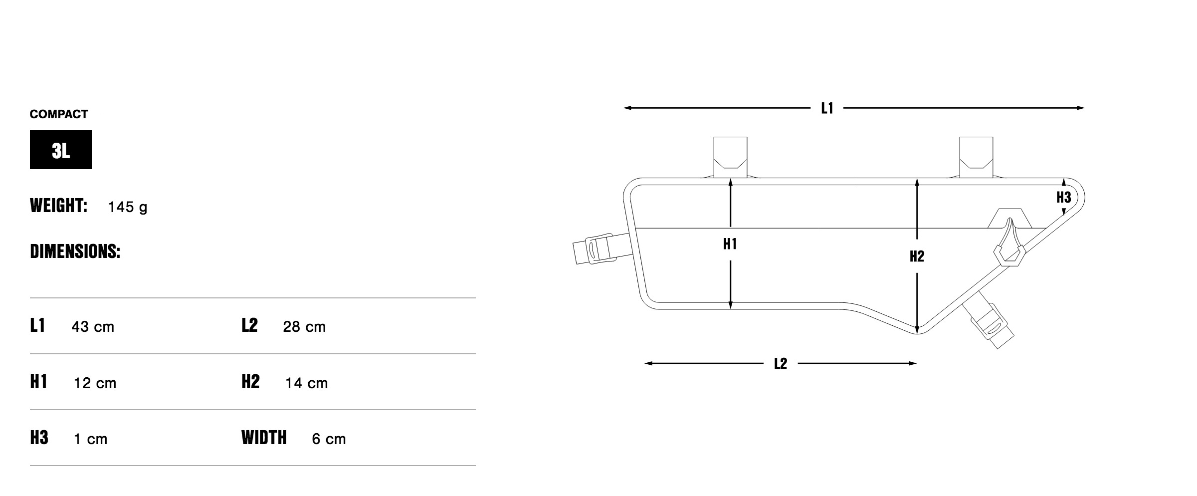 Expedition Frame Pack (3L)