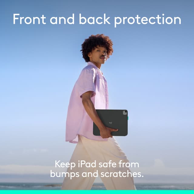 Logitech Flip Folio iPad Pro 11»/iPad Air 11« tablet-tastatur (sort)