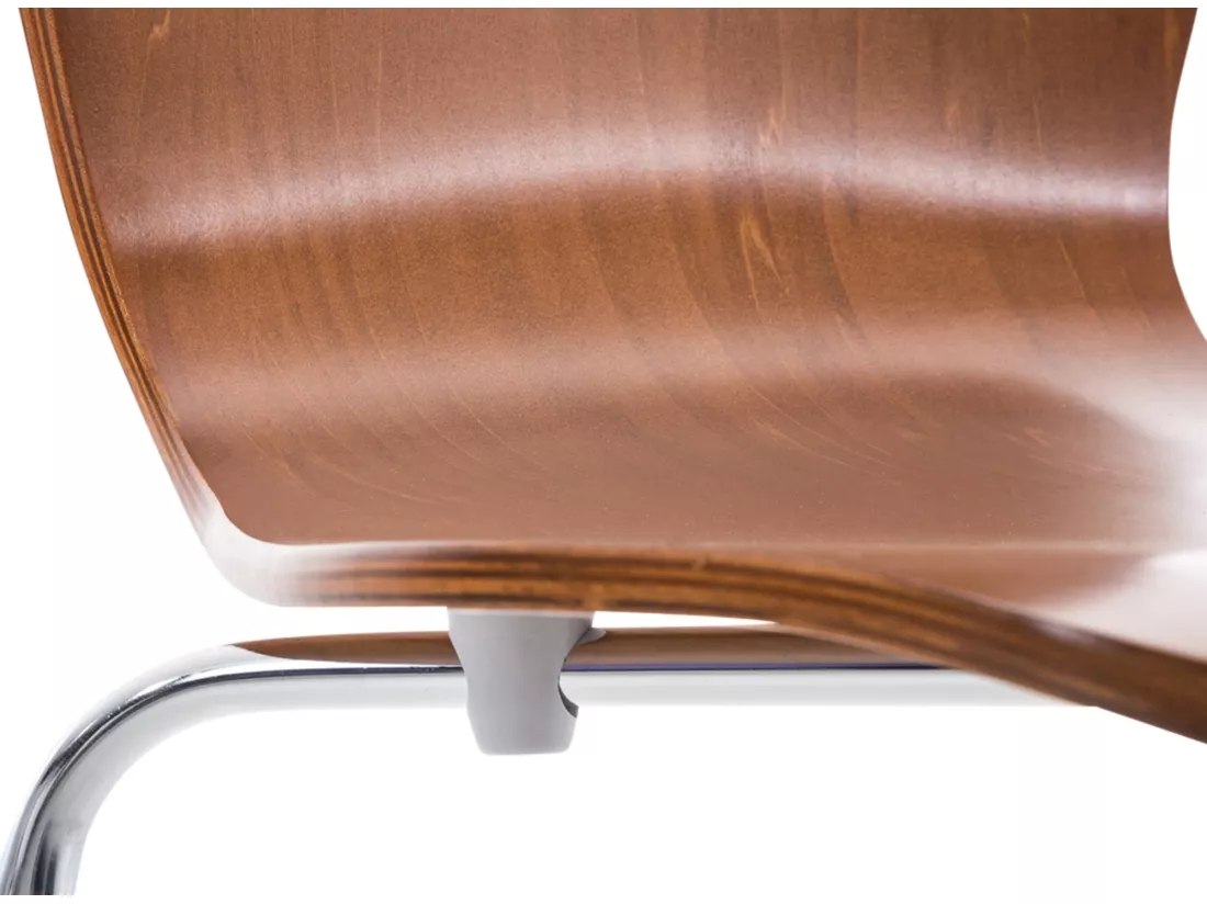 Chaise de conférence - Bois - Marron - Aaron