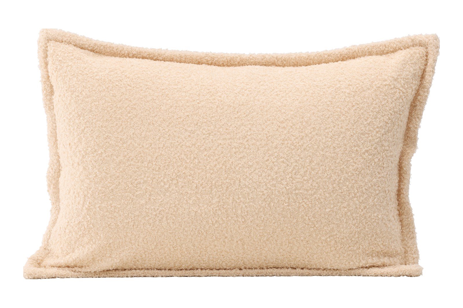 Tuva putetrekk 40x60cm, hvit teddystoff
