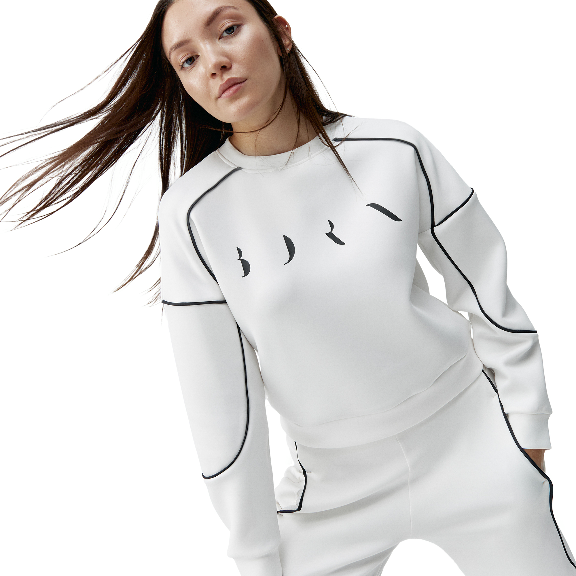AGDA - Sweat-shirt de sport confortable agda | Blanc