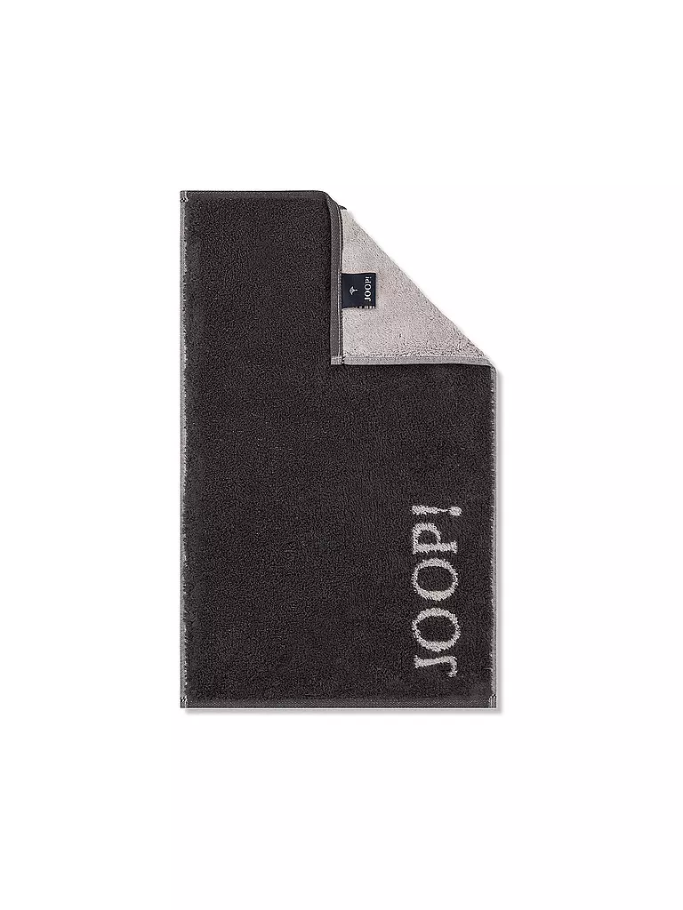 JOOP Gästetuch 30x50cm DIVEDED DOUBLEFACE Stein grau
