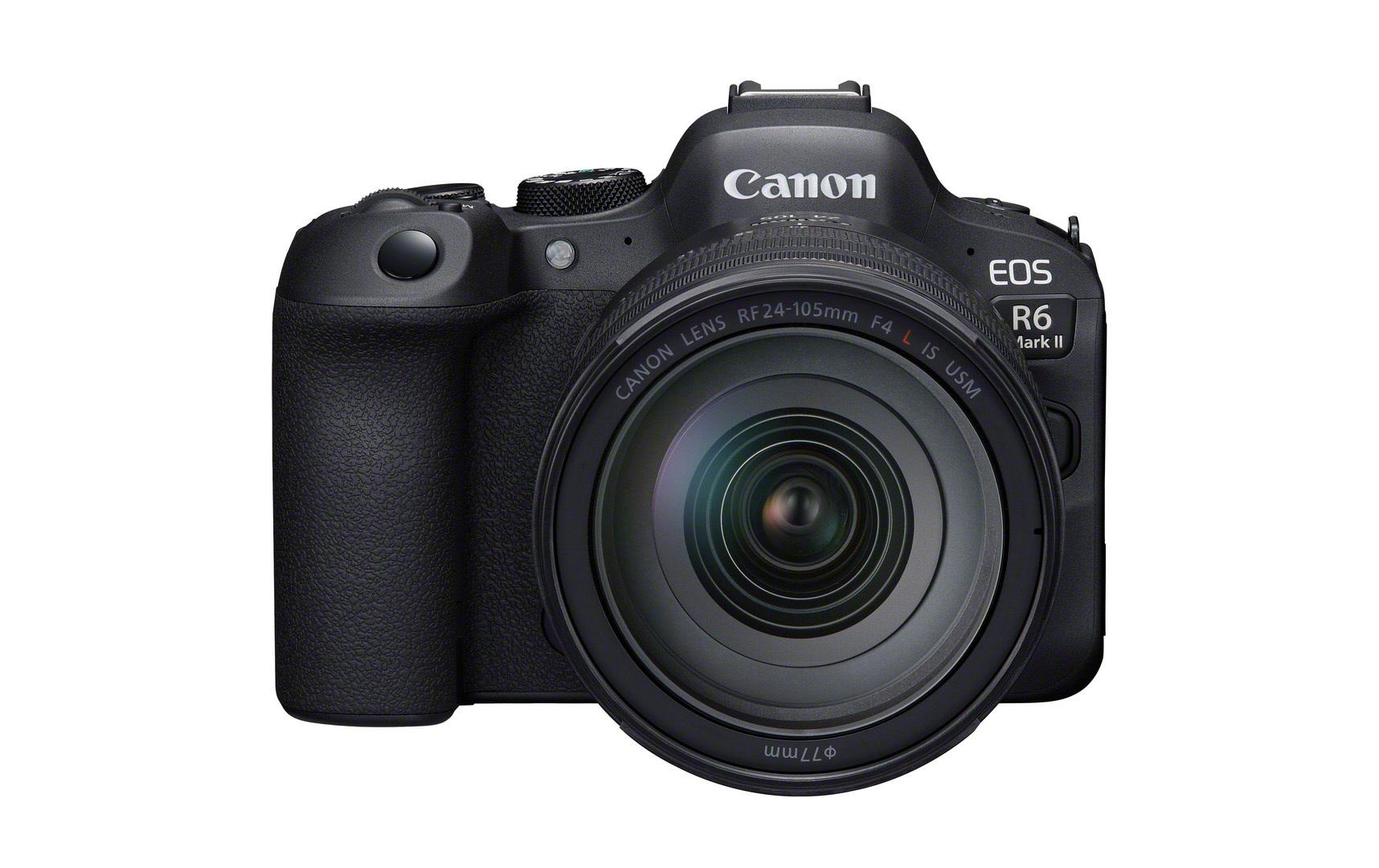 Fotokamera EOS R6 Mark II Kit RF 24-105 L<br>Extrem schnelle und leise Vollformatkamera mit professionellen Funktionen für Filmproduktionen