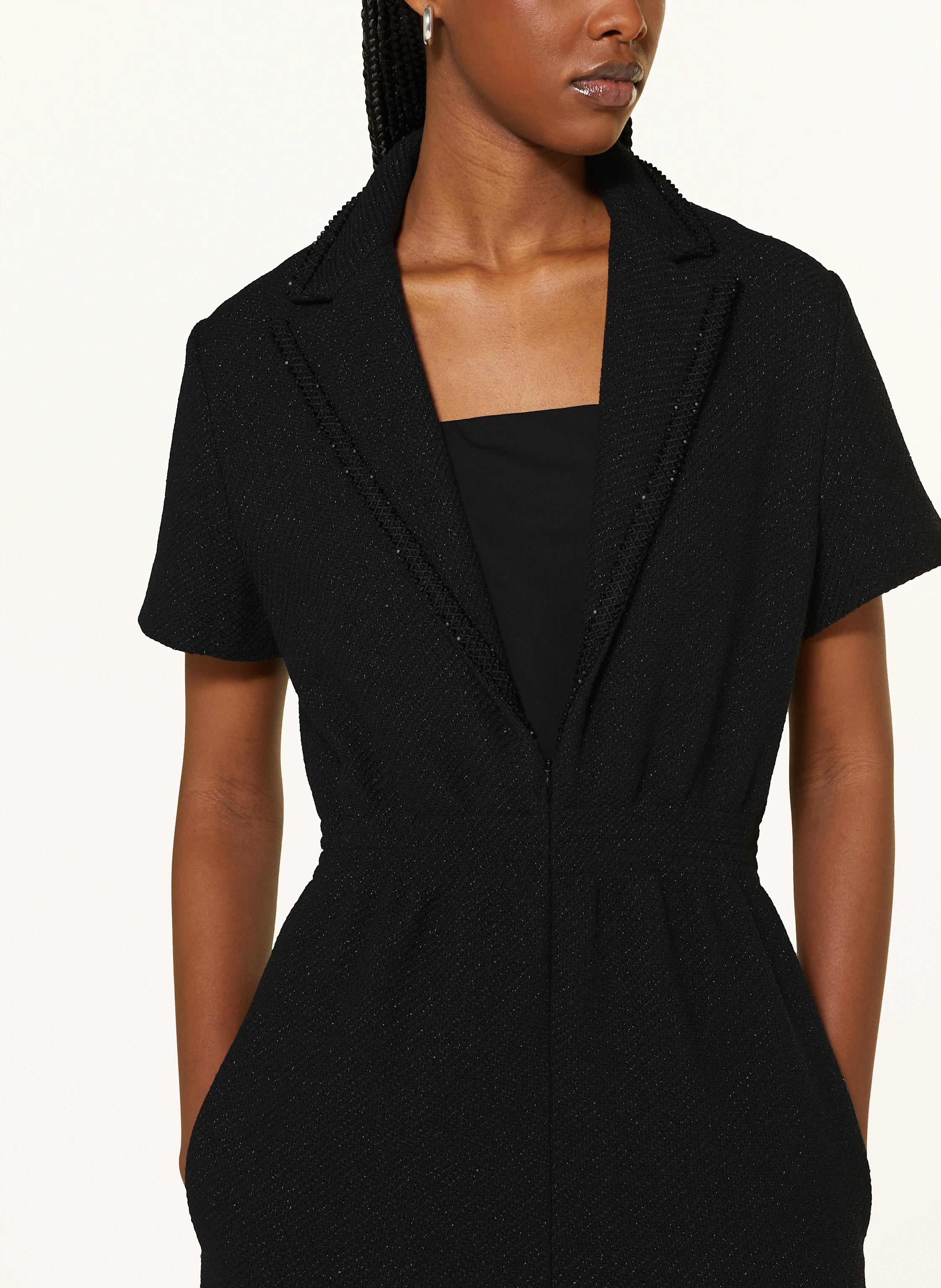 maje Tweed-Jumpsuit