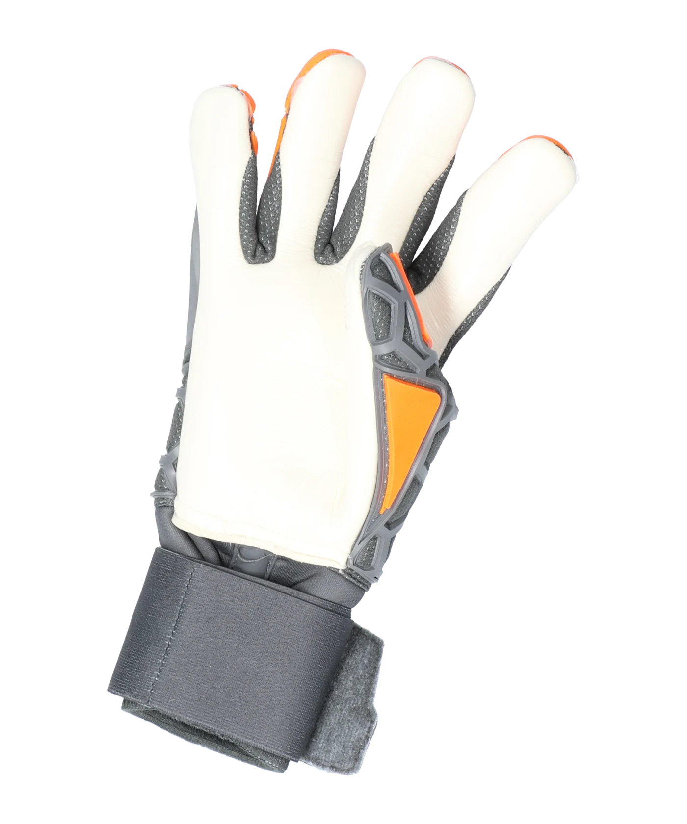 Derbystar APS Hexasoft Pro II Torwarthandschuh Orange Grau