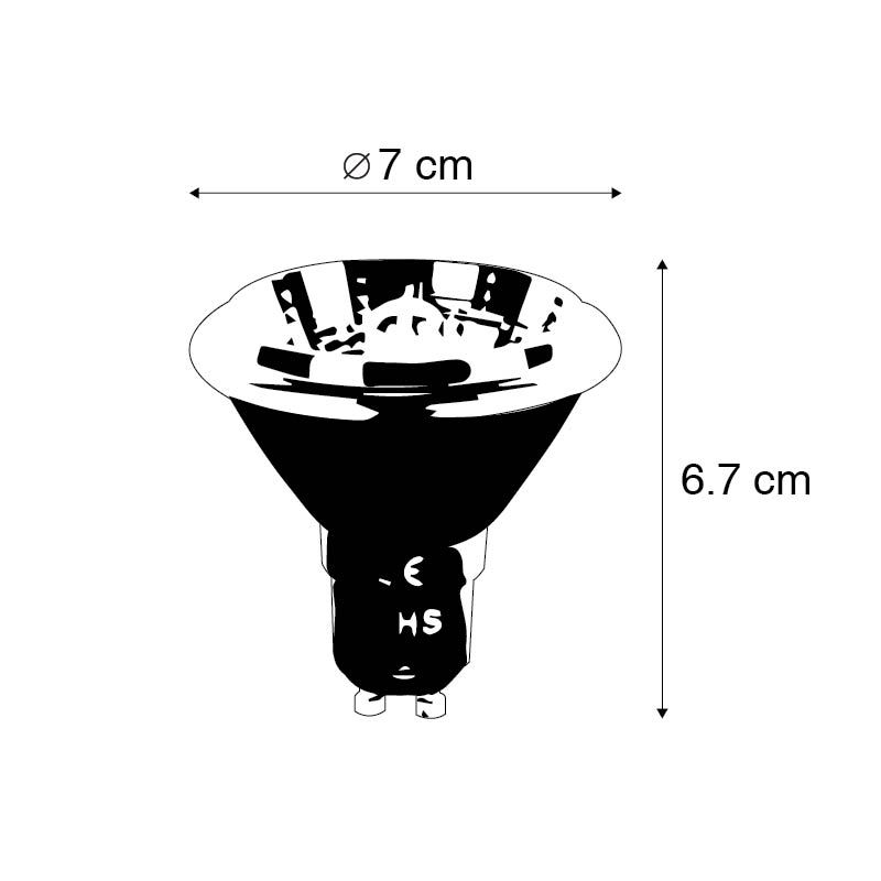 GU10 3-staps dim to warm LED lamp AR70 6W 320 lm 2000-3000K