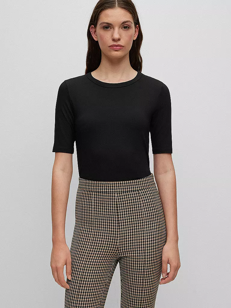 BOSS T-Shirt EFITA  schwarz