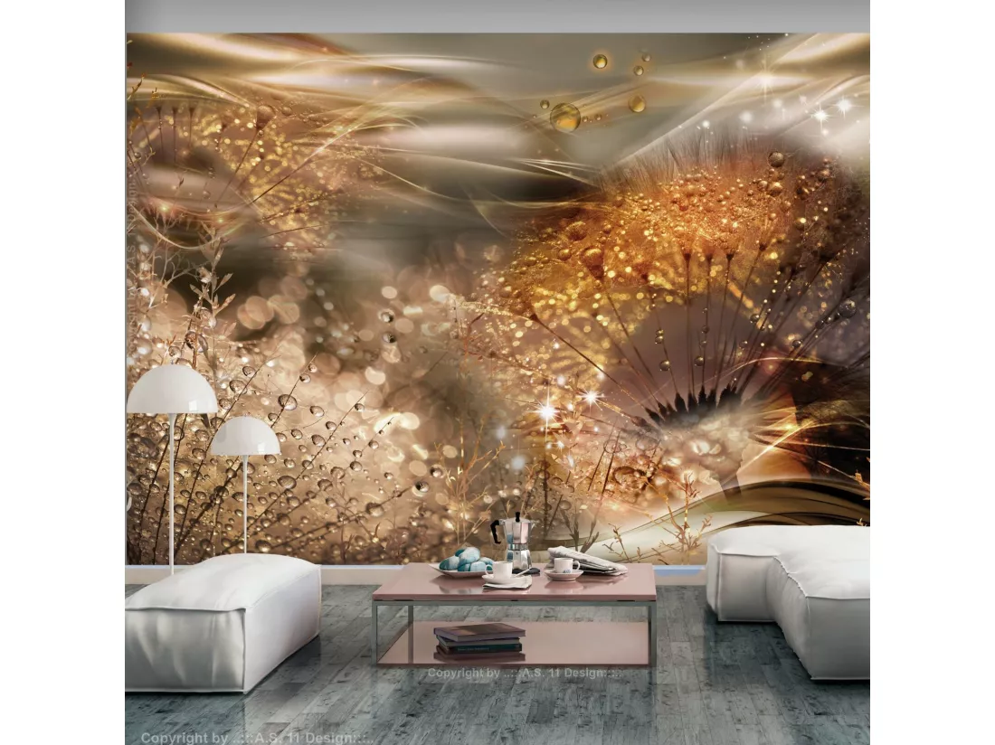 Papier peint monde des pissenlits ou - 400 x 280 cm