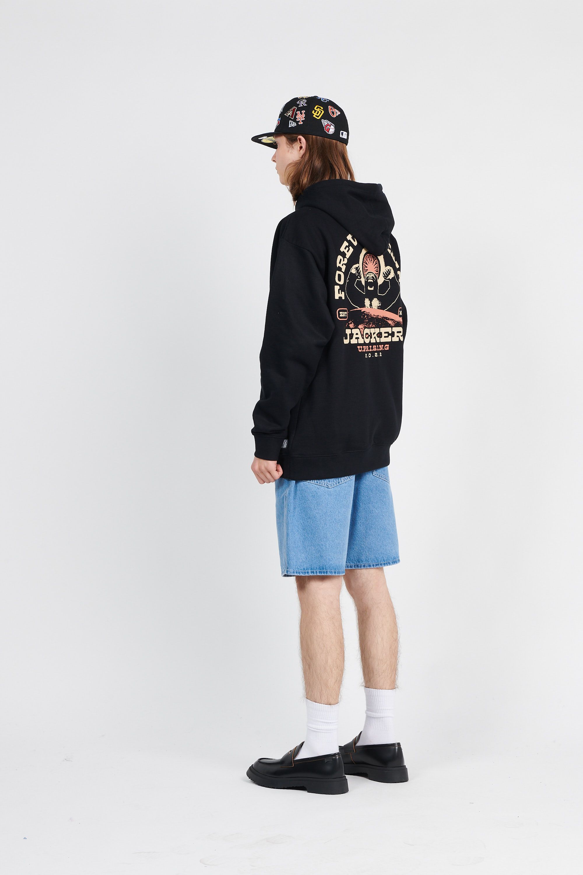 JACKER Hoodie Resistance Noir