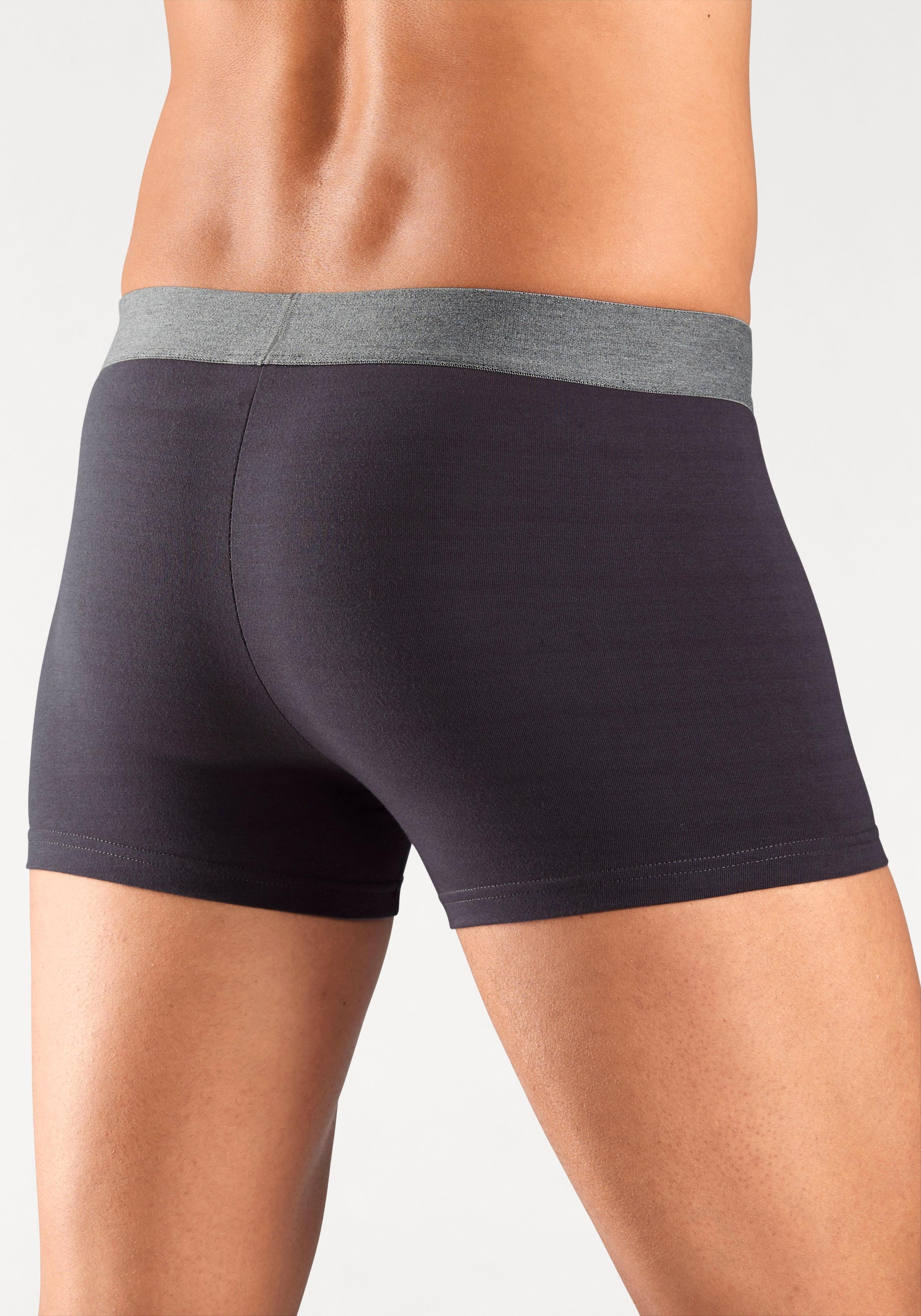 s.Oliver Boxer »Boxershorts für Herren«, 4 Stk. mit kontrastfarbenem Webbund