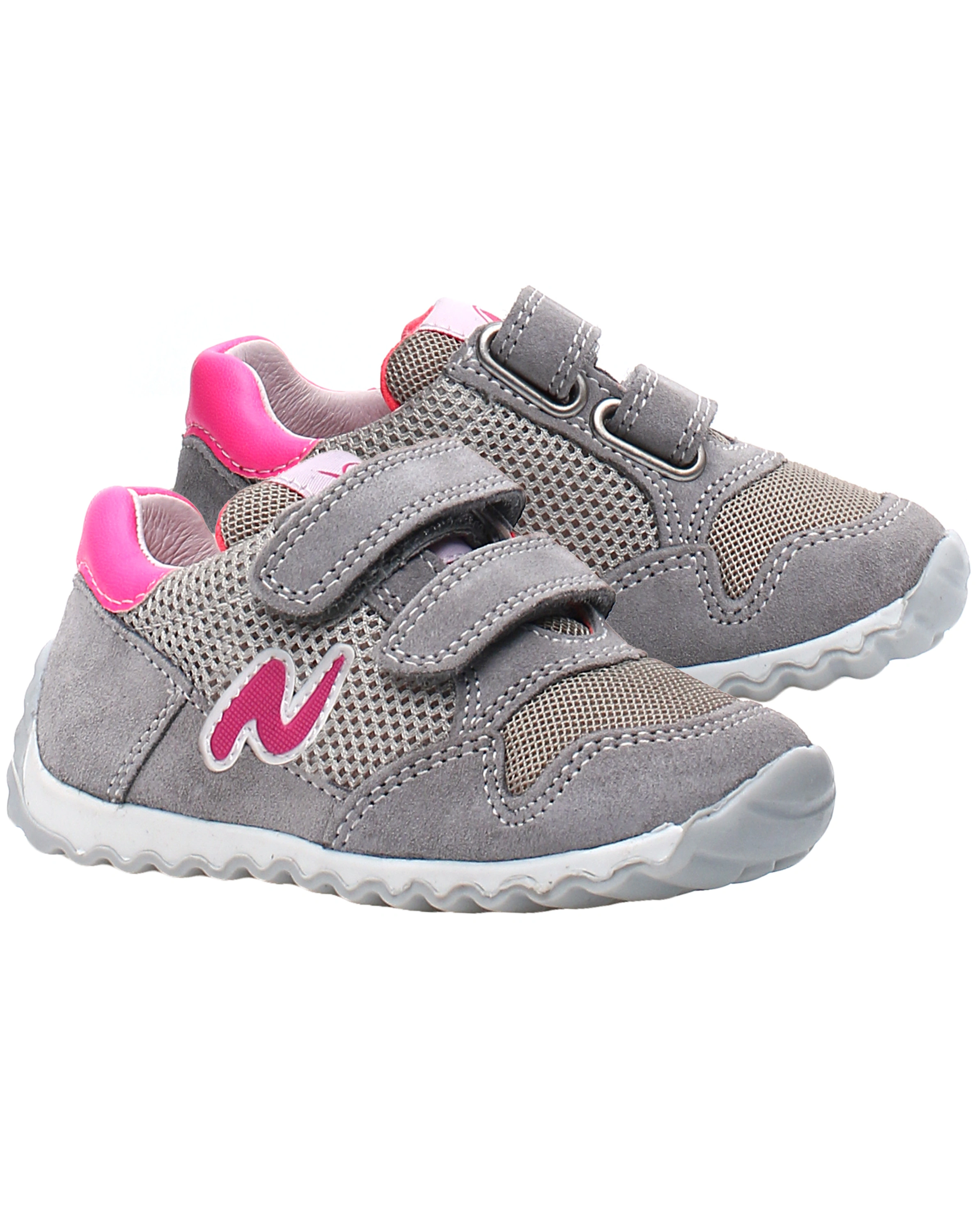 Klett-Halbschuhe SAMMY in grau/fuchsia