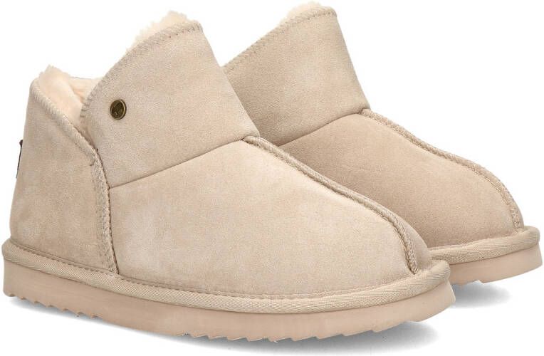 WARMBAT Pantoffels Dames Willow Maat: 37 Materiaal: Suède Kleur: Beige