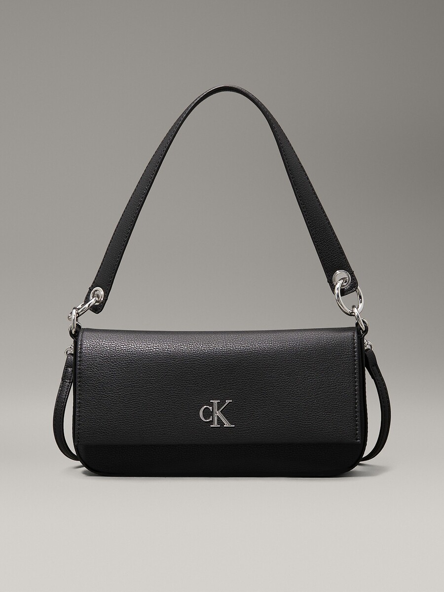 CALVIN KLEIN<br>Bolsa de mão com aba e 2 alças de ombro