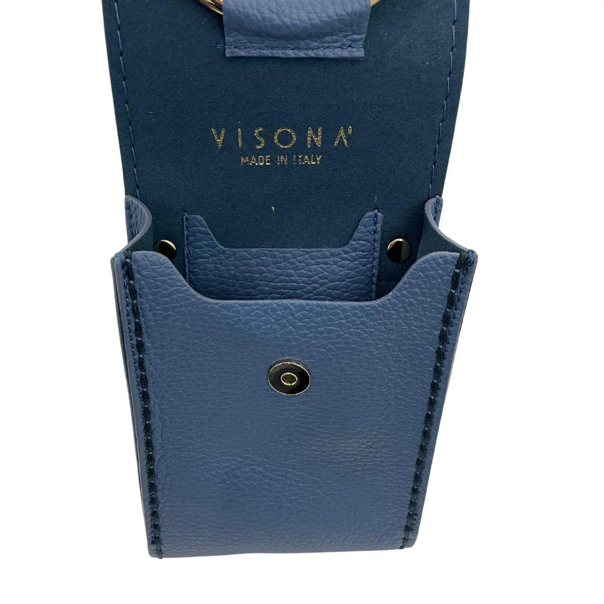Plinio Visona | Mandarino 20628 | Leren  telefoonschoudertas