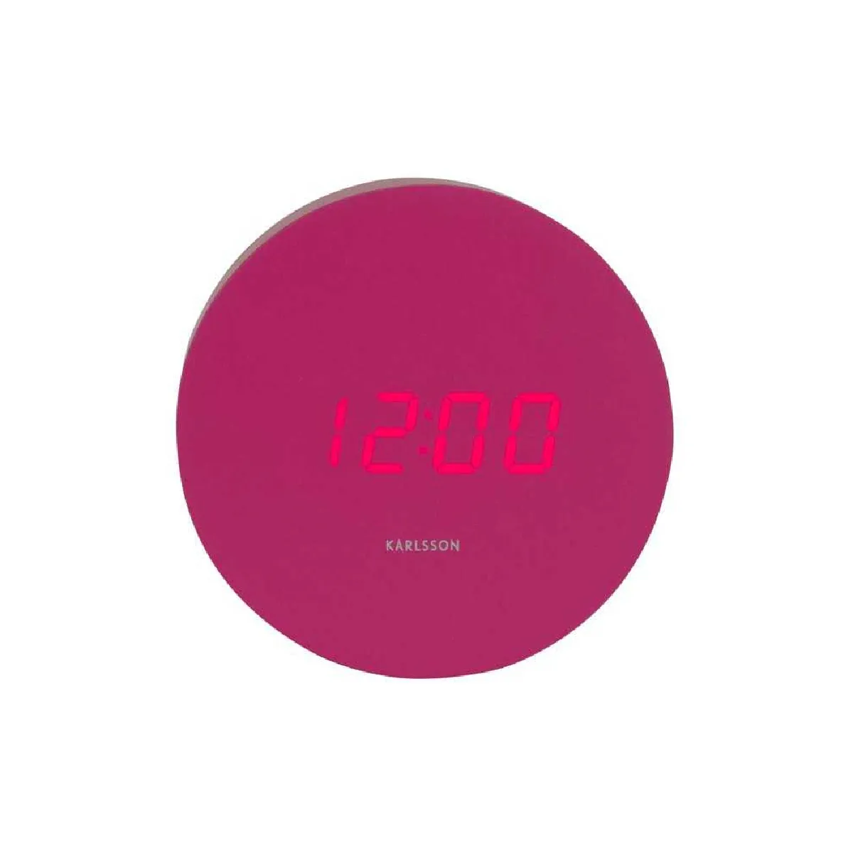 Karlsson Réveil rond LED - Spry Rose