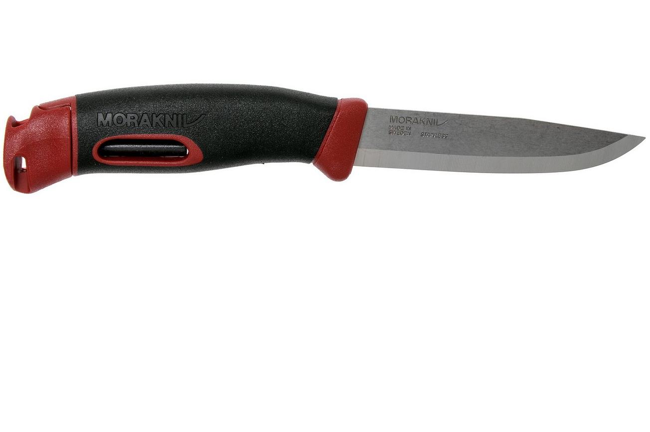 Morakniv Companion Spark 13571 Red, bushcraftmes met firesteel