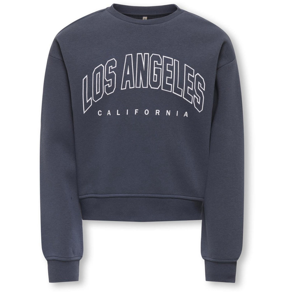 Køb kids ONLY Ombre Blue Los Angeles - California Kogsweat Life Ls Crew Ovz Stat Swt Noos