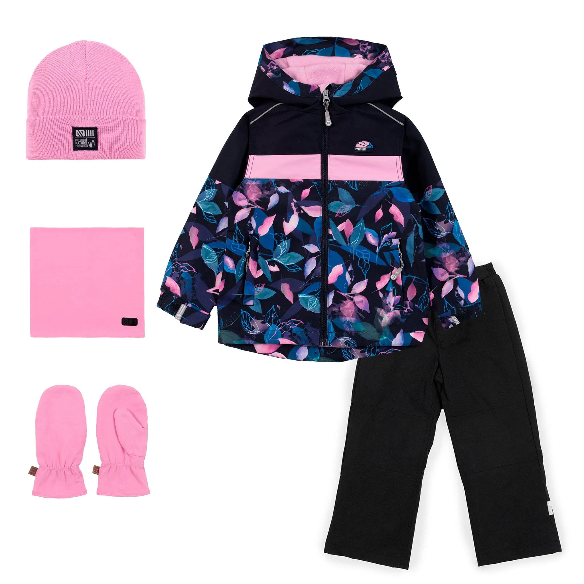 Nanö Ensemble Extérieur Elise 2-6ans + Tuque + Cache-cou + Mitaine