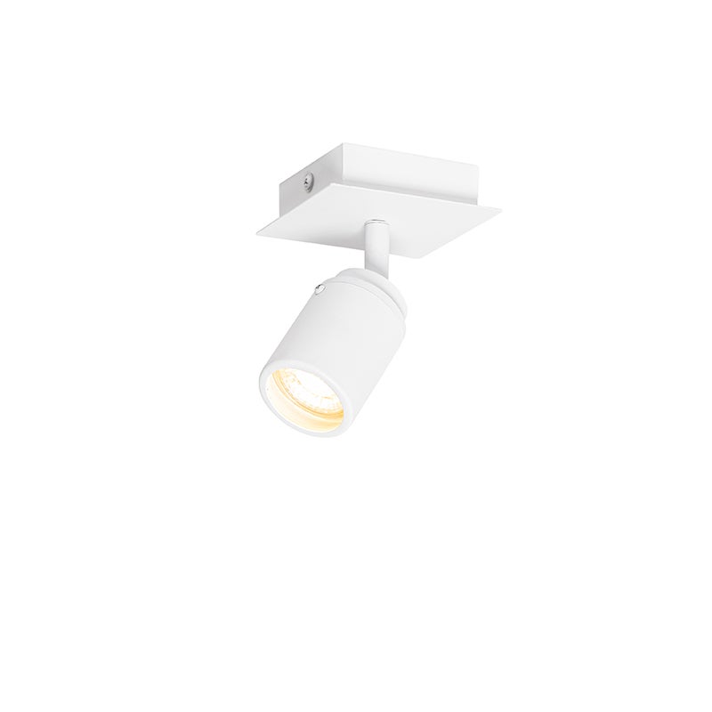 Moderne witte vierkante badkamerspot IP44 - Ducha