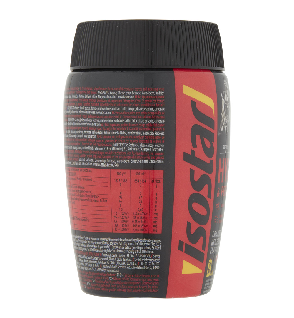 Isostar Hydrate & Perform Cranberry Red Fruit (400 gr)