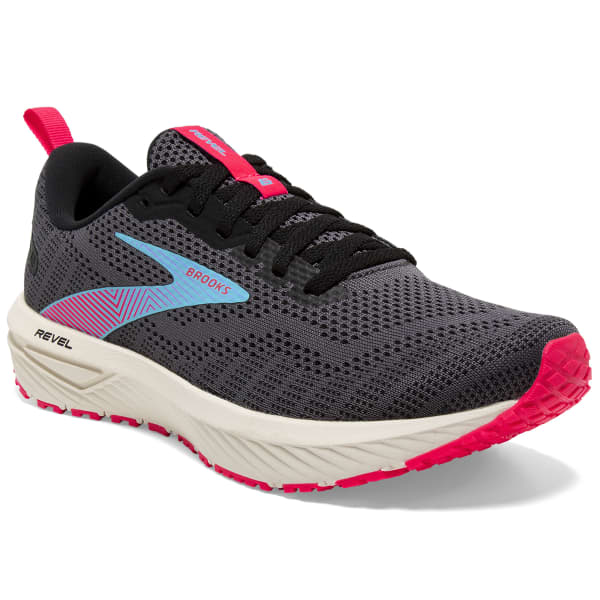 Chaussure running BROOKS REVEL 6 W BLACK/EBONY/BLUEFISH