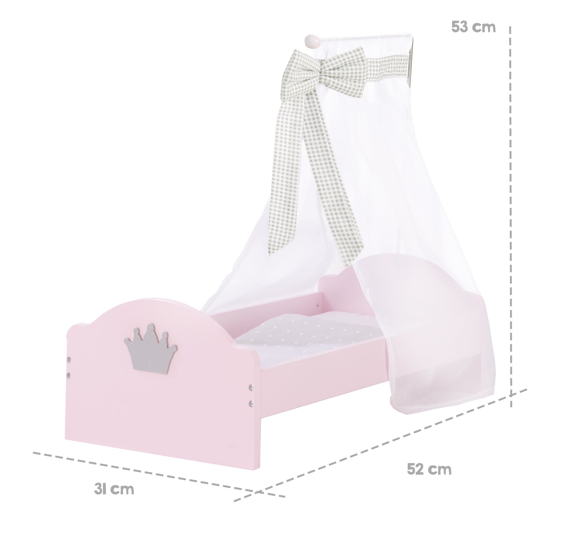 Puppenstandbett Prinzessin Sophie