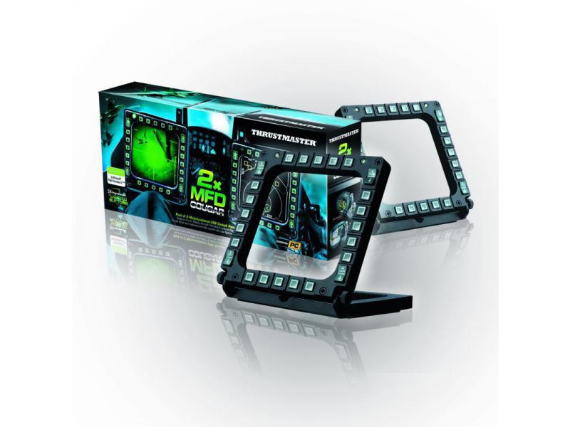 Thrustmaster Controller MFD Cougar Pack Zwei multifunktionelle USB Cockpit Display Panels